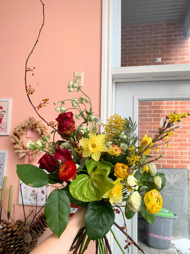 Holly Creates arrangement